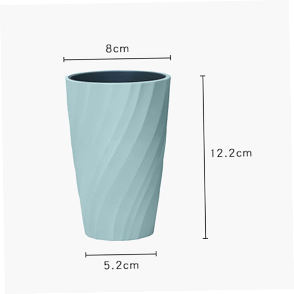 BRIGHTFUFU 2pcs Double Layer Toothbrush Cup