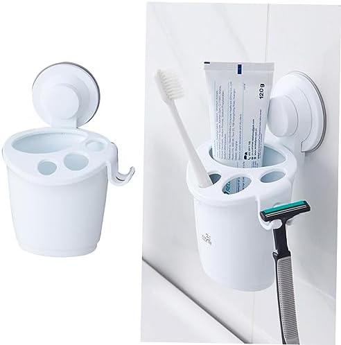 PRETYZOOM Toothbrush Holder Wall Mounted
