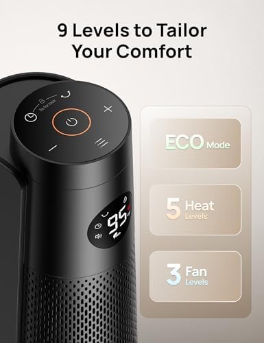 Dreo Large Room Space Heater with Remote and Oscillation