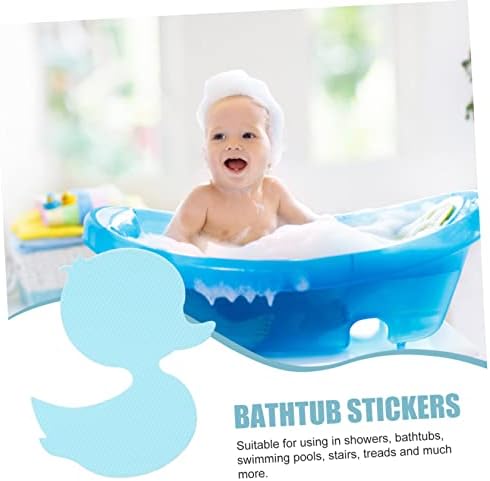 TOPPERFUN 24Pcs Duck Shaped Nonslip Bathtub Stickers