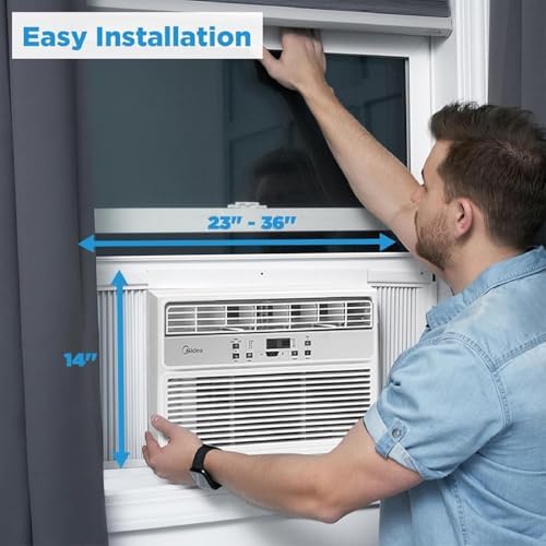 Midea 12000 BTU 3-in-1 Window AC with Fan and Dehumidifier