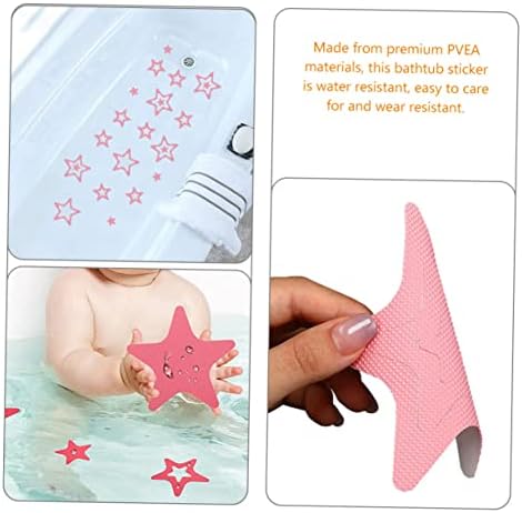 12pcs Star Shape Non-Slip Bath Stickers for Safety and Style