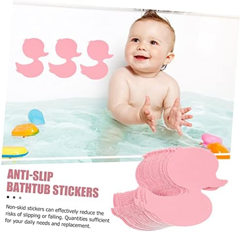 BUGUUYO 24pcs Duck Shaped Nonslip Bathtub Stickers