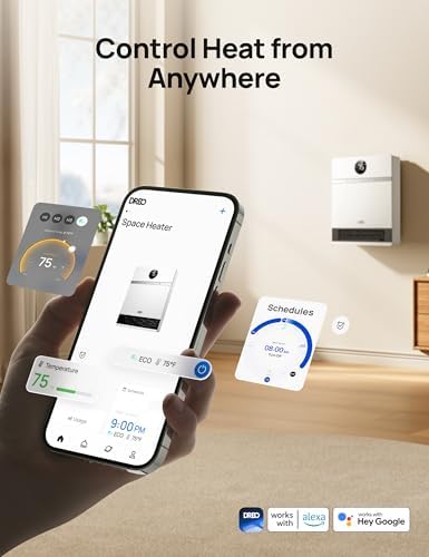 Dreo Smart Wall Heater with Alexa Compatibility
