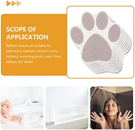 Luxshiny Non-Slip Bathtub Stickers for Dog 10pcs