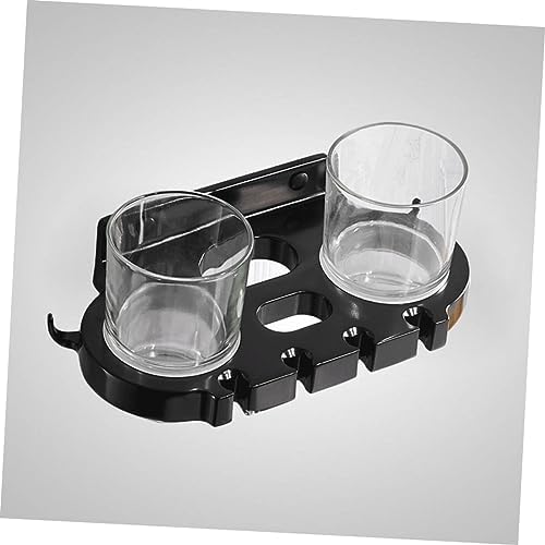 BRIGHTFUFU Toothbrush Holder with Cups and Hooks 1