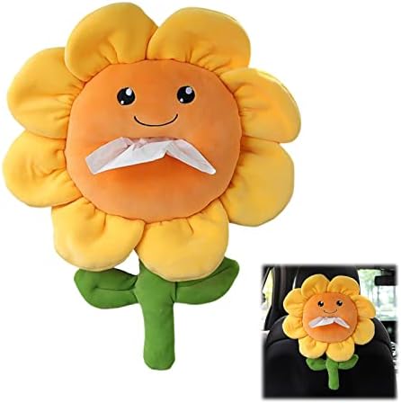 Fofetbfo Sunflower Plush Tissue Holder