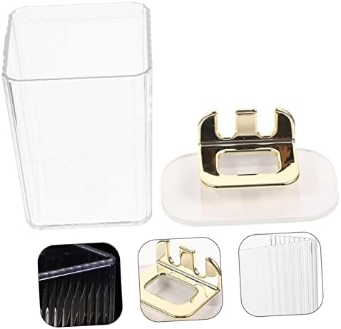 Ciieeo Wall Mounted Toothbrush Holder with Cup for Bathroom