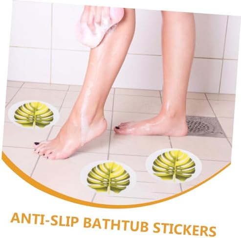 ABOOFAN Leaf Shape Non-Slip Bath Decals