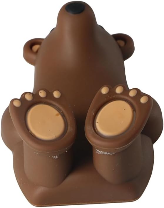 Pokinge Cartoon Bear Toothbrush Holder Set