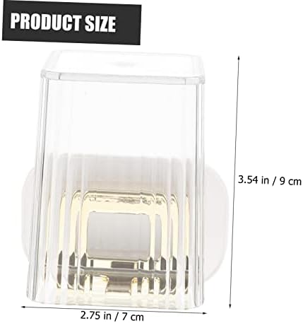 PRETYZOOM Wall Mounted Toothbrush Holder Set 1