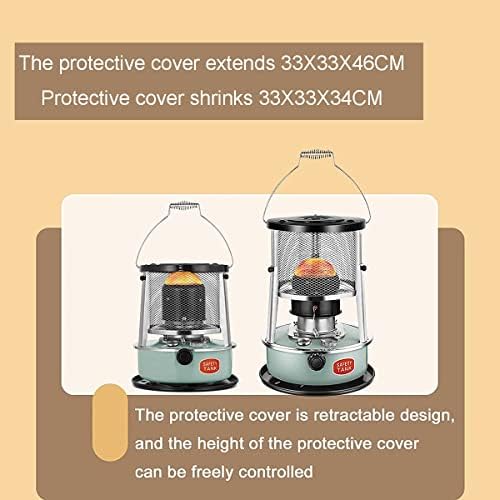 Adjustable Height Kerosene Stove with 4Wicks 8900 BTU