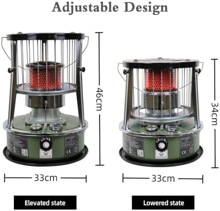 doorslay Kerosene Heater Portable Liftable Space Stove