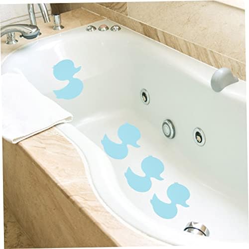 GLEAVI 24Pcs Non-Slip Bathtub Stickers Cute Duck Adhesive Decals for Safety