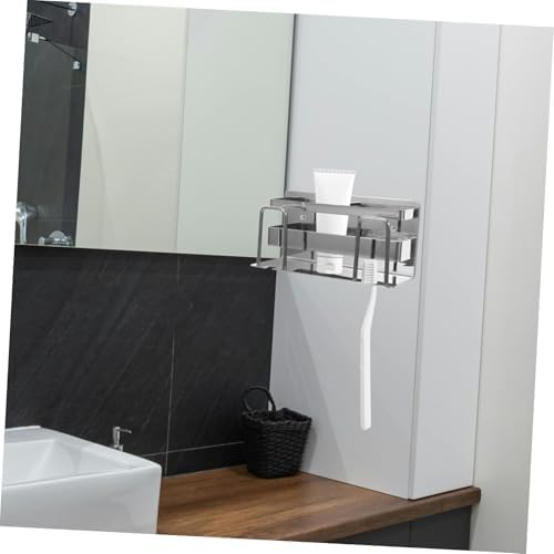 Unomor Space-Saving Toothbrush Holder with Anti-Slip Design