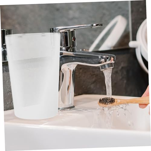 BRIGHTFUFU Elegant Couples Toothbrush Cup Set 10pcs Reusable
