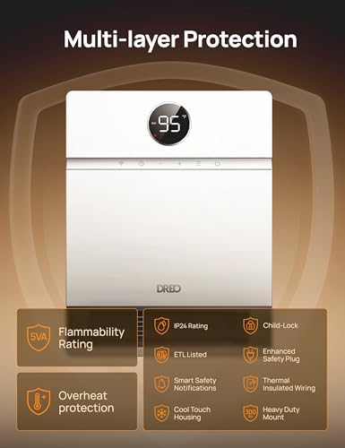 Dreo Smart Wall Heater with Alexa Compatibility