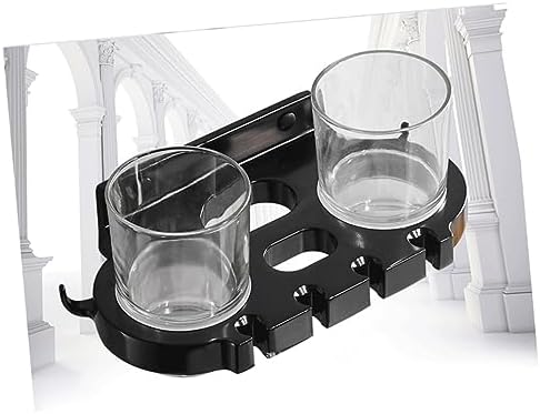 LIFKOME Modern Toothbrush Tumbler Holder Aluminum Compact Bathroom