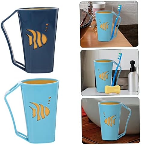Cabilock 2 Pcs Brush and Wash Cup for Bathroom and Kitchen
