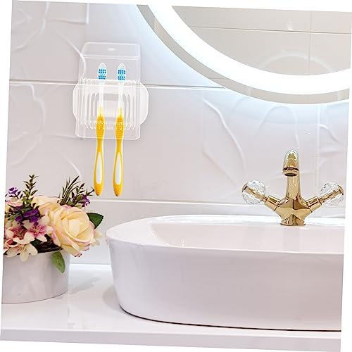 FONDOTIN Wall-Mounted Toothbrush Holder Set No Drill