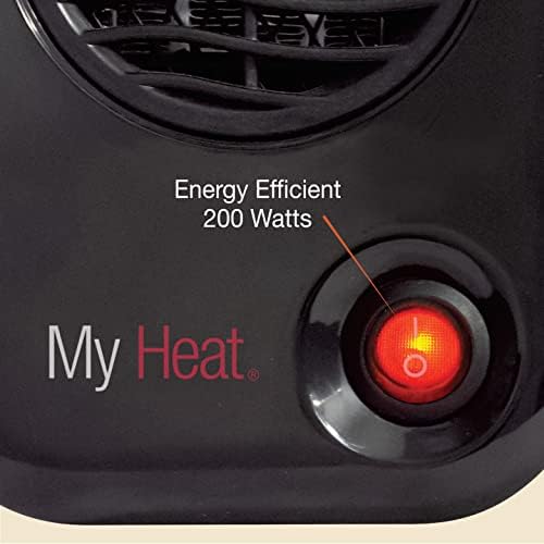 Lasko MyHeat Personal Mini Space Heater 6 Inches Black 200W