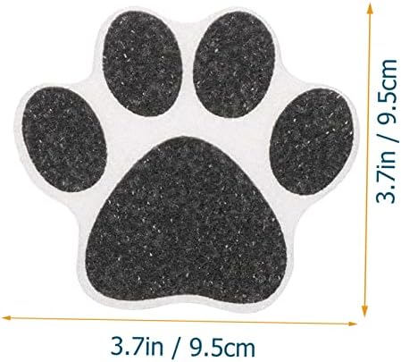 GLEAVI 10pcs Non-Slip Bathtub Stickers with Dog Paw Design