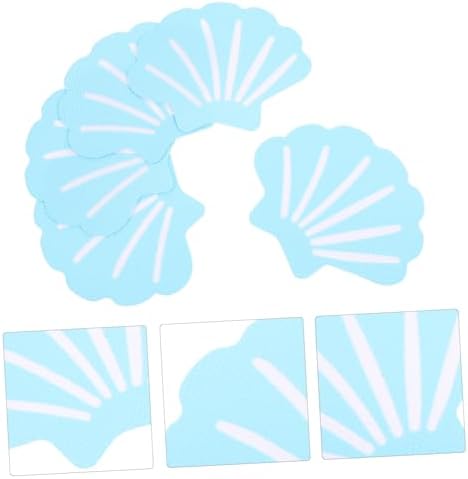 GLEAVI Non-Slip Shower Stickers 12pcs Shell Design Bath Decals