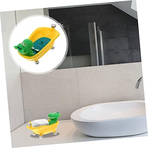Dinosaur Bath Shape Soap Drain Case Holder