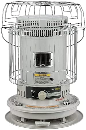 HeatMate HMC-23K 23500 BTU Kerosene Heater Cordless White