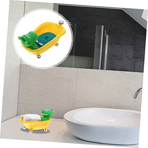 PRETYZOOM Dinosaur Soap Drain Box Storage Case