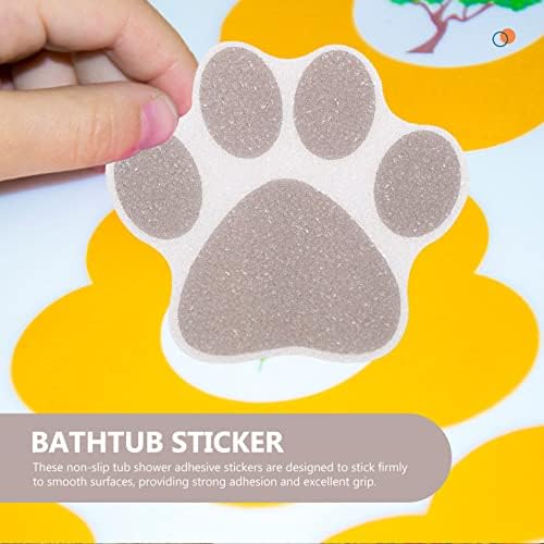 Luxshiny Non-Slip Bathtub Stickers for Dog 10pcs