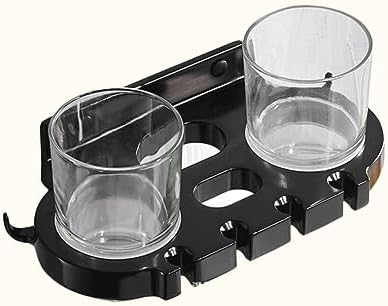 BRIGHTFUFU Toothbrush Holder with Cups and Hooks 1