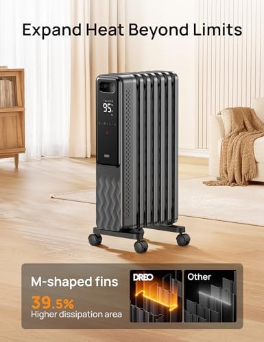 Dreo 24 1500W Oscillating Heater with Remote