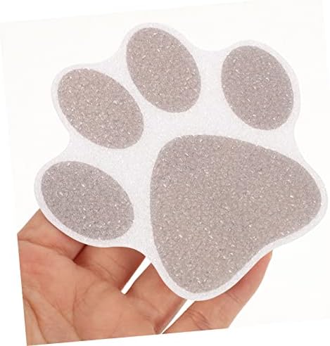 10Pcs Non Slip Paw Print Bath Stickers