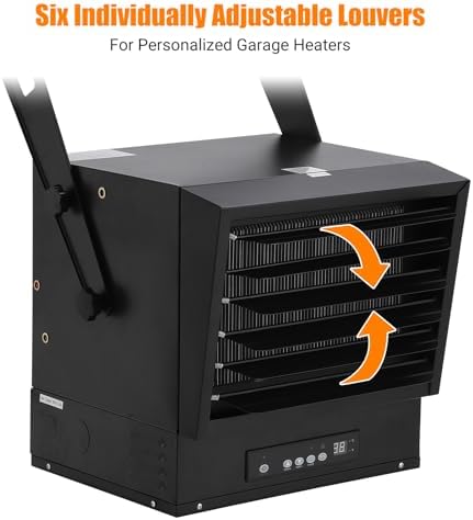 GarveeTech 10000 Watt Garage Heater with Remote Control and 12-Hour Timer