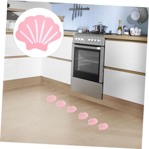 KONTONTY 12pcs Shell Shape Non-Slip Bath Decals