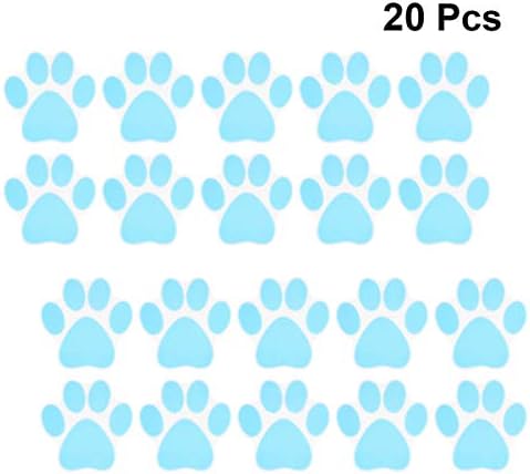 Zerodeko 60PCS Cartoon Dog Footprint Bathtub Decals