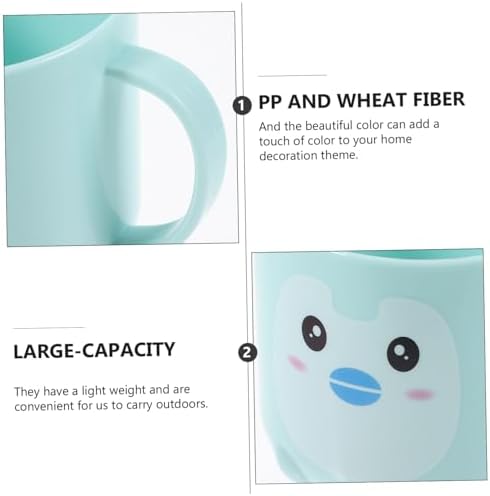 Ciieeo Toddler Frosted Toothbrush Cup for Bathroom