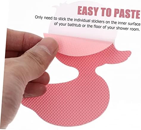 BUGUUYO 24pcs Duck Shaped Nonslip Bathtub Stickers