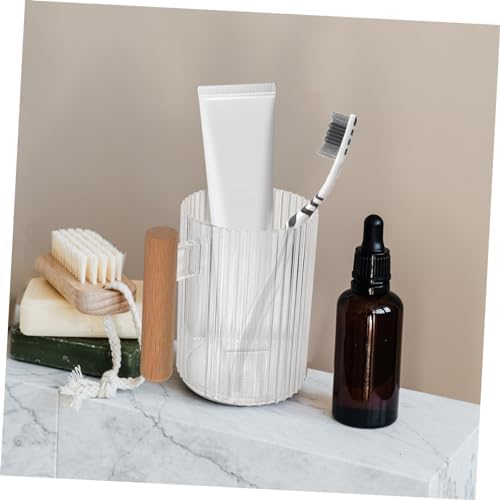 BRIGHTFUFU 4pcs Reusable Toothbrush Cup Travel Tumbler Holder