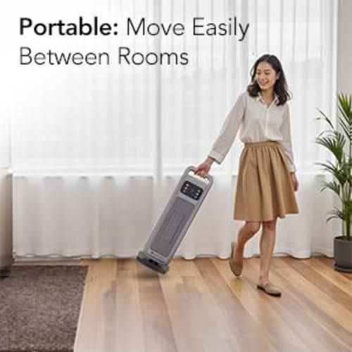 Comfort Zone 26-Inch Tower Space Heater with Remote Control