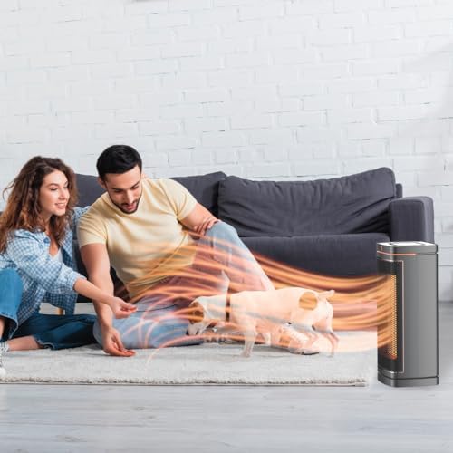 Ontel Handy Heater Copper Core Tower 1500W Electric Space Heater