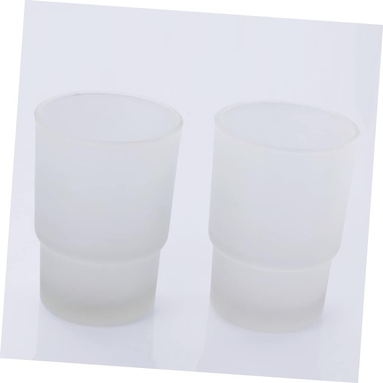PRETYZOOM Wall-Mounted Toothbrush Holder with Gargle Cup 1