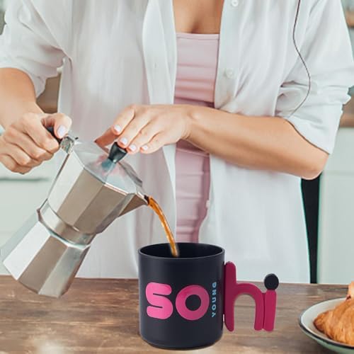 Reusable Mouthwash Cup with Fun Letter Design