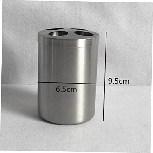 Hemobllo 1Pc Stainless Steel Toothbrush Holder 1