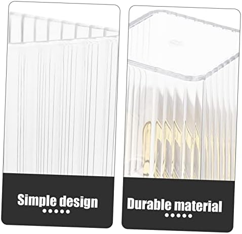 GLEAVI Wall-Mounted Toothbrush Holder with Cup Stand