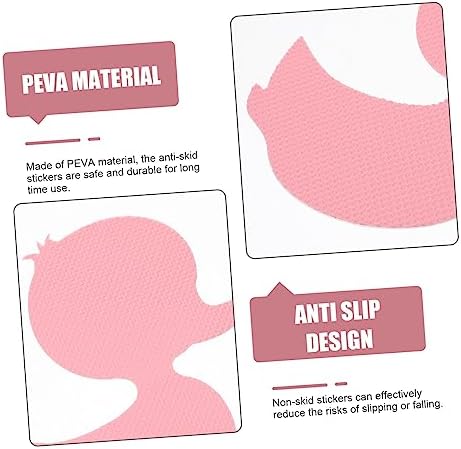 BUGUUYO 24pcs Duck Shaped Nonslip Bathtub Stickers