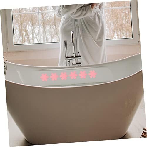 Non-Slip Bathtub Stickers with Flower Design