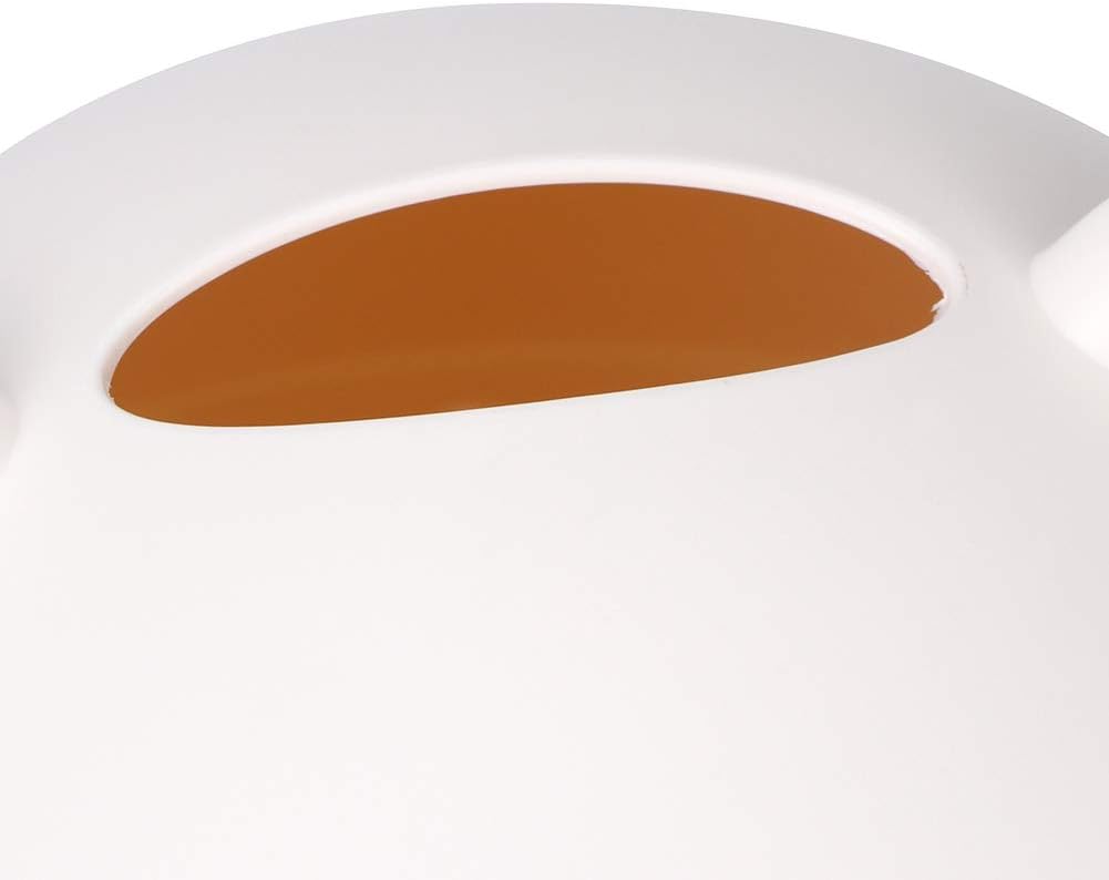 HERCHR Round Bear Head Tissue Box Cover