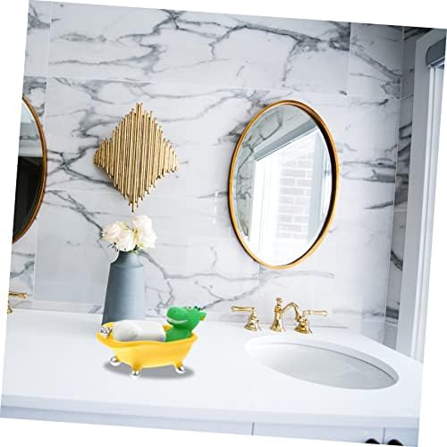 Luxshiny Cartoon Dinosaur Soap Box Drain Holder